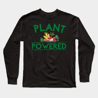 Plant Powered Vegan Vegetable Long Sleeve T-Shirt